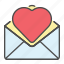 letter, love, mail, message, open, valentine 