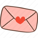 love, mail, heart, envelope, valentine, letter, romantic, delivery