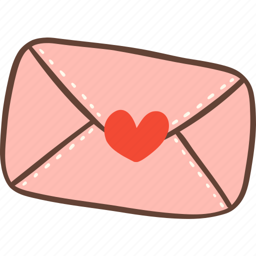 Love, mail, heart, envelope, valentine, letter, romantic icon - Download on Iconfinder
