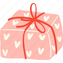 love, present, heart, gift box, valentine, birthday, box, delivery, parcel