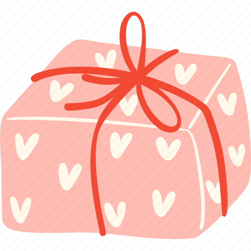 Love, present, heart, gift box, valentine, birthday, box icon - Download on Iconfinder