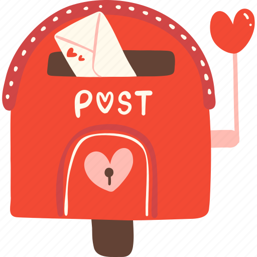 Love, mail, box, heart, envelope, romance, valentine icon - Download on Iconfinder