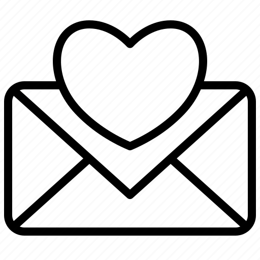 Letter, love, mail, post, romance, valentine icon - Download on Iconfinder