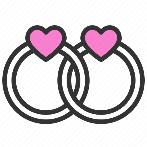 Couple, love, married, ring, romance, soulmate, valentine icon - Download on Iconfinder