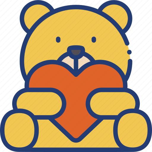 Teddy, bear, toy, children, toys, gift, present icon - Download on Iconfinder