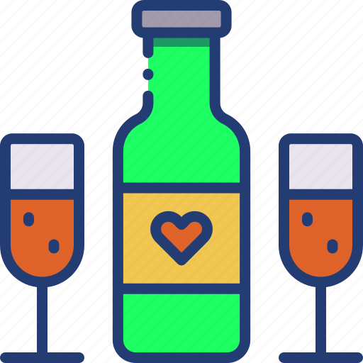 Wine, drink, alcohol, glass, beverage, bottle icon - Download on Iconfinder