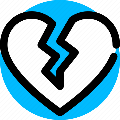 Breakup, broken, heart, love icon - Download on Iconfinder