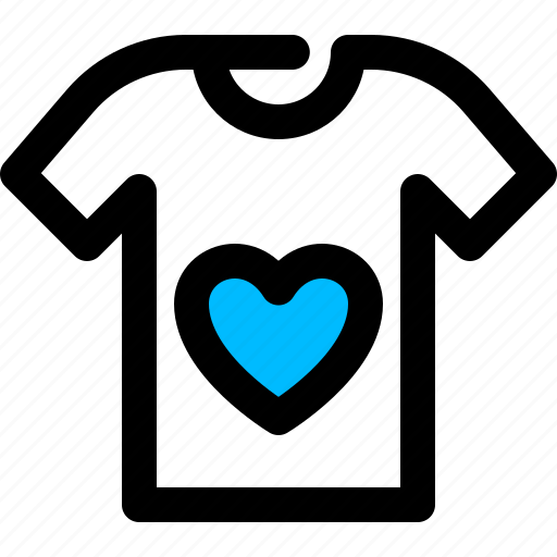 Heart, love, t-shirt, valentine icon - Download on Iconfinder