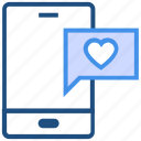 chat, love, message, mobile, smartphone, valentine’s day