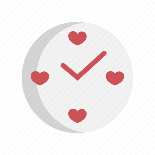 Clock, happytime, love, romantic, time, valentine, watch icon - Download on Iconfinder