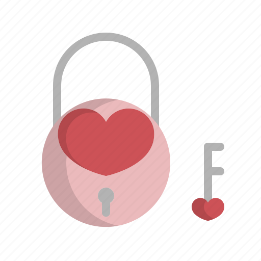 Heart, key, lock, locked, love, security, valentine icon - Download on Iconfinder