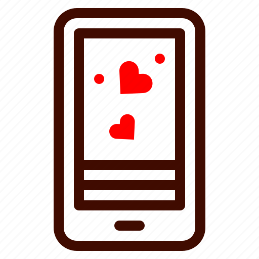 Dating, app, smartphone, love, heart, romantic icon - Download on Iconfinder