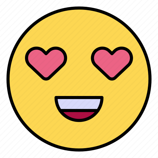 Smiley, heart, love, emoji, emoticon, romance icon - Download on Iconfinder