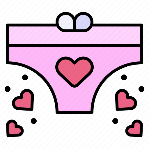 Panties, underwear, lingries, clothing, heart icon - Download on Iconfinder