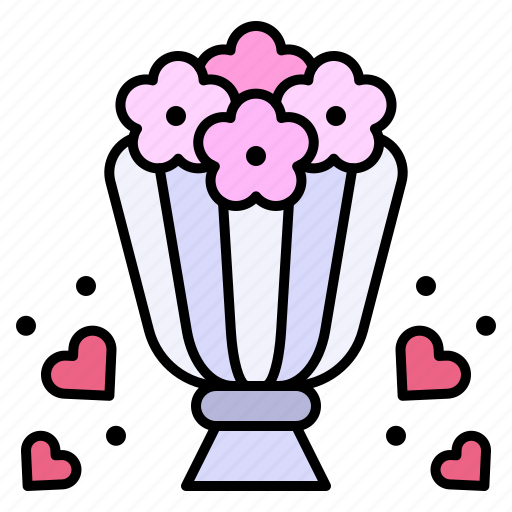 Bouquet, present, flower, botanical icon - Download on Iconfinder