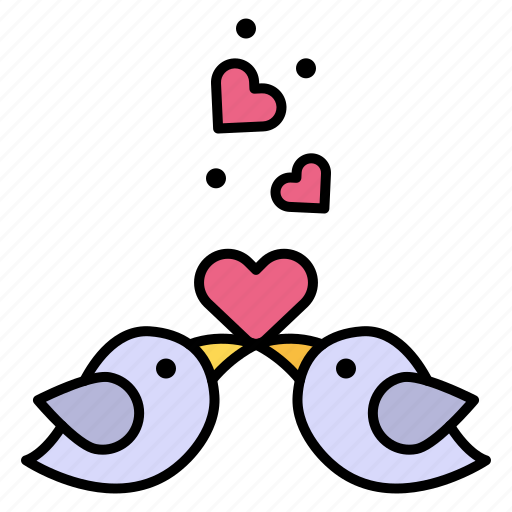 Love, birds, heart, romantic, valentine, days icon - Download on Iconfinder