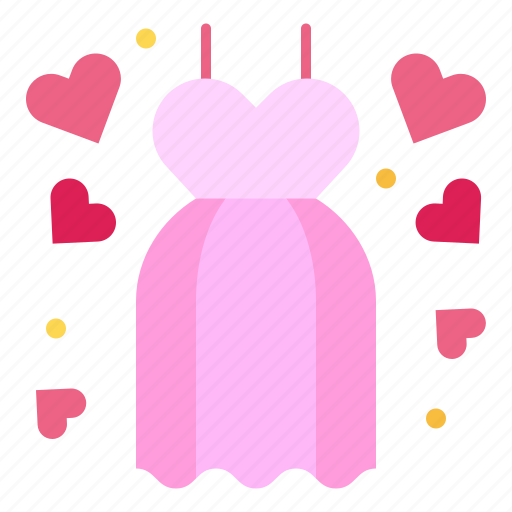 Dress, wedding, clothing, heart, suit icon - Download on Iconfinder
