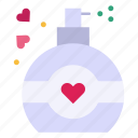 perfume, bottle, heart, love, fragrance