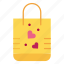 shopper, heart, shopping, bag, love, and, romance 