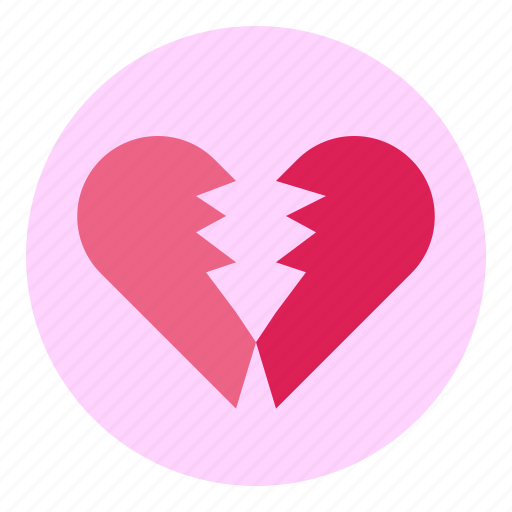 Broken, heart, heartbreak, love icon - Download on Iconfinder