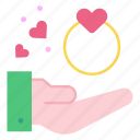 ring, engagement, diamond, valentine, day