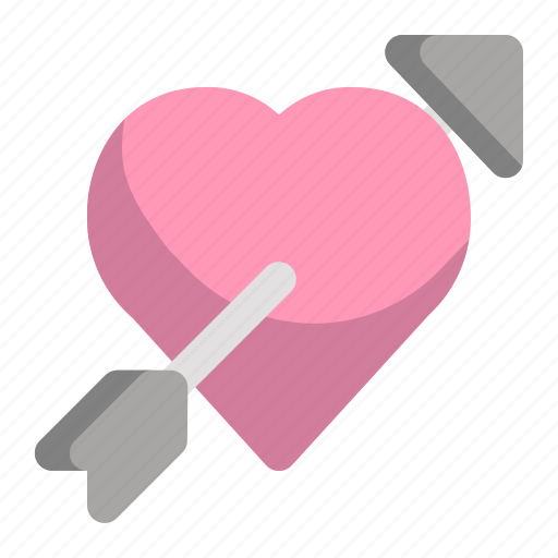 Valentine, romance, love, arrow, valentines icon - Download on Iconfinder