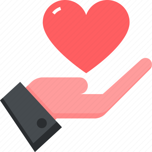 Hand, heart, love, romance, valentine's day icon - Download on Iconfinder