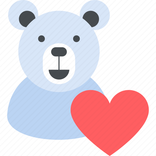 Bear, teddy, animal, teddy bear, heart, love icon - Download on Iconfinder
