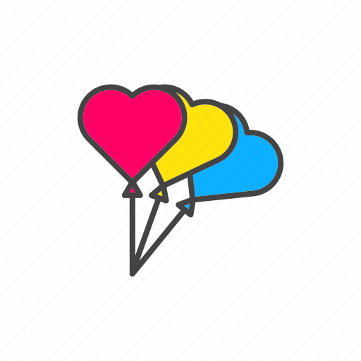 Balloon, valentine, heart, love icon - Download on Iconfinder
