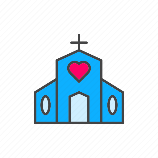 Church, valentine, wedding, religion icon - Download on Iconfinder