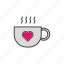 coffee, cup, valentine, mug 