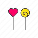 lollipop, valentine, candy, sweet