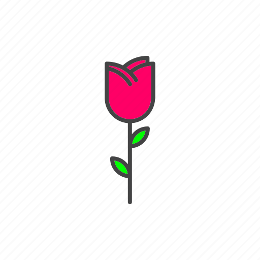 Valentine, rose, flower, plant icon - Download on Iconfinder