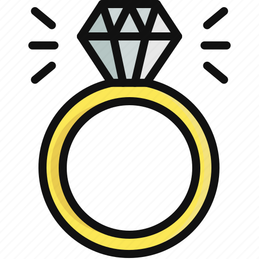 Gift, jewel, love, ring, romance, valentine, valentine's day icon - Download on Iconfinder