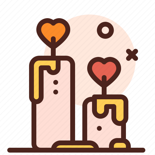 Candles, love, romance, heart icon - Download on Iconfinder
