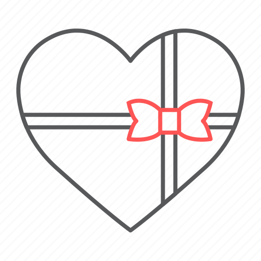 Heart, shaped, shape, gift, box, present, valentines icon - Download on Iconfinder