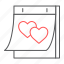 valentines, calendar, heart, love, romantic, date, valentines day 