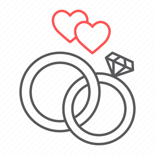 Wedding, ring, rings, jewel, married, celebration, couple icon - Download on Iconfinder