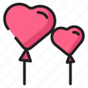 valentines, heart, love, romantic, romance, balloon