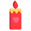valentines, heart, love, romantic, romance, candle