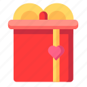valentines, heart, love, romantic, romance, giftbox