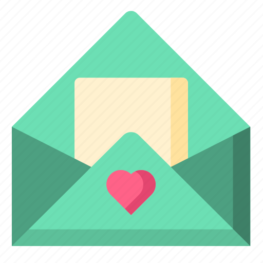 Valentines, heart, love, romantic, romance, mail icon - Download on Iconfinder