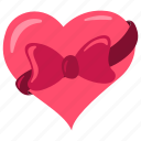 valentine, love, valentines, romantic, heart, pink, ribbon, bow