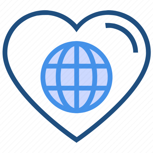 Earth, favorite, globe, heart, love, valentine’s day, world icon - Download on Iconfinder