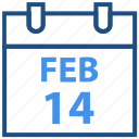 14 february, calendar, february, valentine’s day, wall calendar