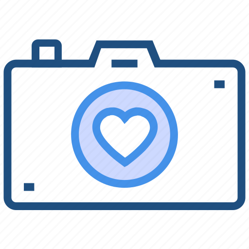 Camera, gadget, heart, love, photo, photography, valentine’s day icon - Download on Iconfinder