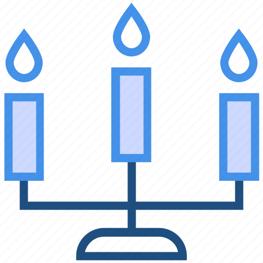Candelabra, candles, decoration, dinner, light, valentine’s day icon - Download on Iconfinder