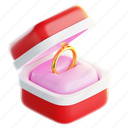 ring, box, valentine, romance, shipping, diamond, heart, gift 