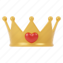 crown, valentine&#x27;s day, love, romance, king, valentine, romantic