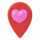 location, love, valentine, marker, navigation, wedding, heart